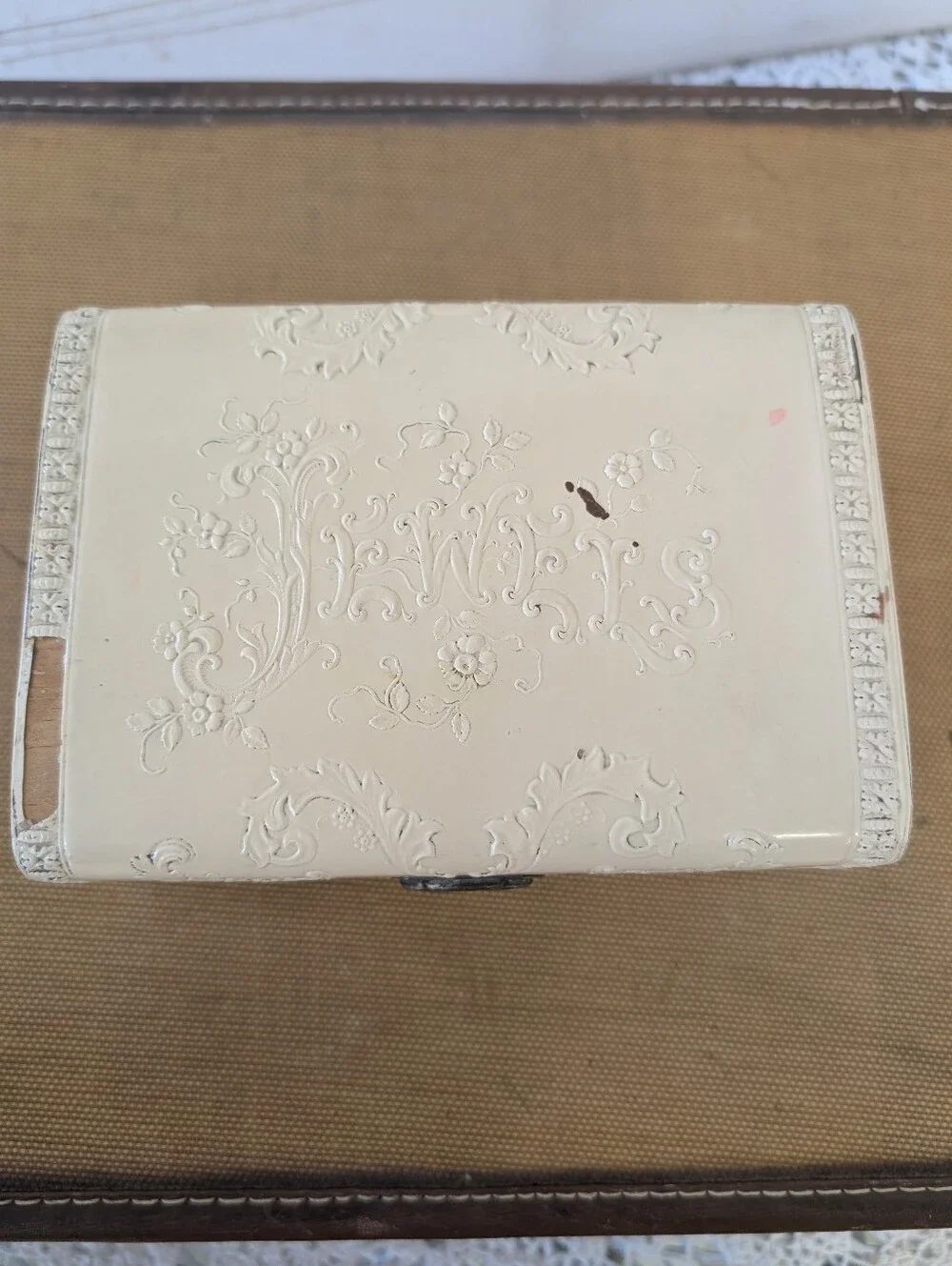 Vintage Jewelry Box From 1800 Victorian